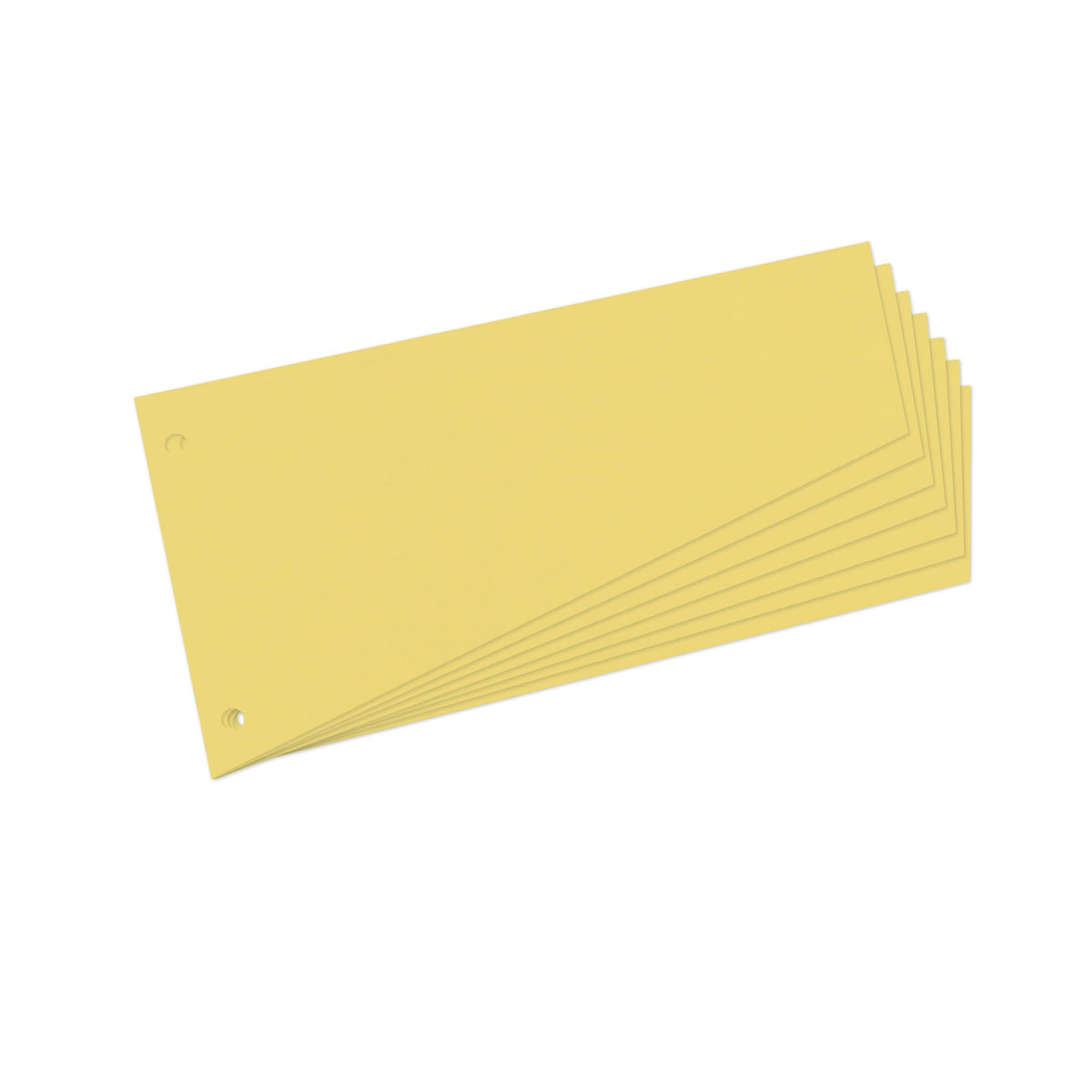 Herlitz 100 Yellow Trapezoidal Dividers 120mm x 230mm
