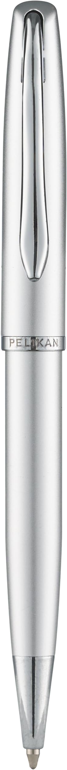 Pelikan Jazz Noble Ballpoint Pen Silver Right Hand and Left Handed Elegant Metal Ballpoint Pen in
