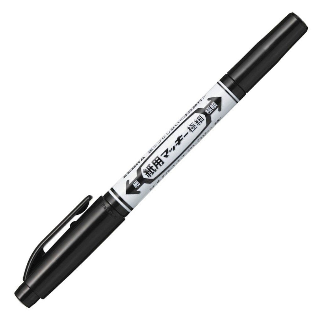 Zebra Dual Tip Extra Fine Paper Marker, Mackee for Paper, Water Base Ink, 15 color assorted
