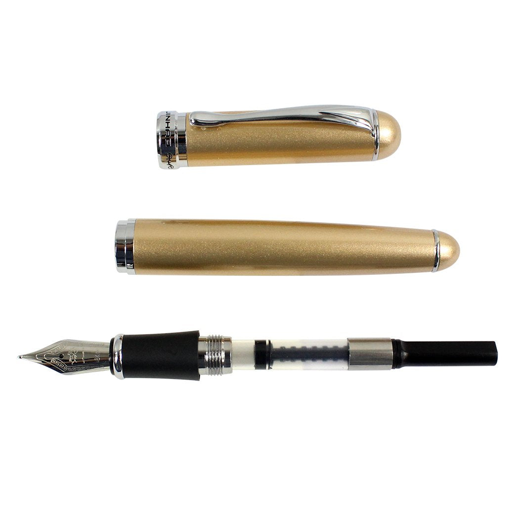 zoohot 5 pcs jinhao x750 Fountain Pen Set Medium Nib Business Executive Pen