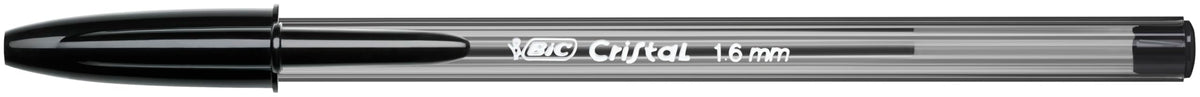 BIC Cristal Large Ballpoint Pens, Every-Day Biro Pens with Wide Point (1.6 mm), Ideal for School