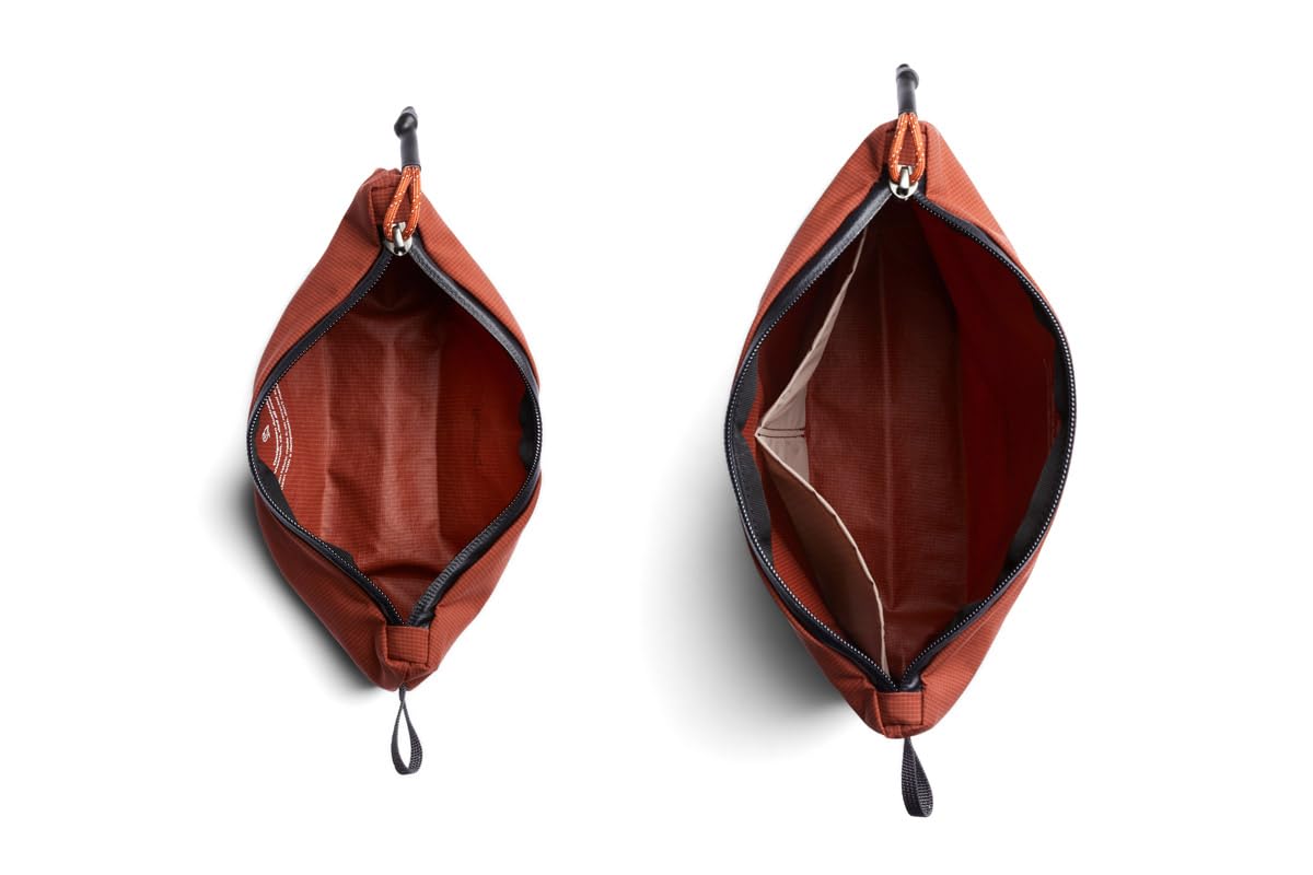 Bellroy Lite Pouch Duo, Lightweight Pencil Case - Clay