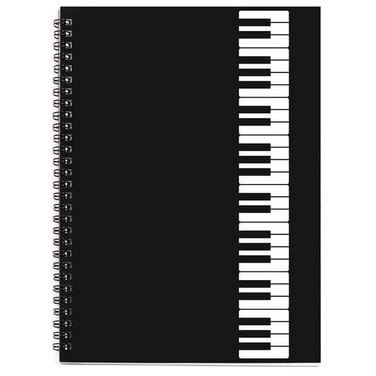MAXCURY Music Notebook, Blank Sheet Note book, Cardboark Spiral NoteBook Manuscript Paper