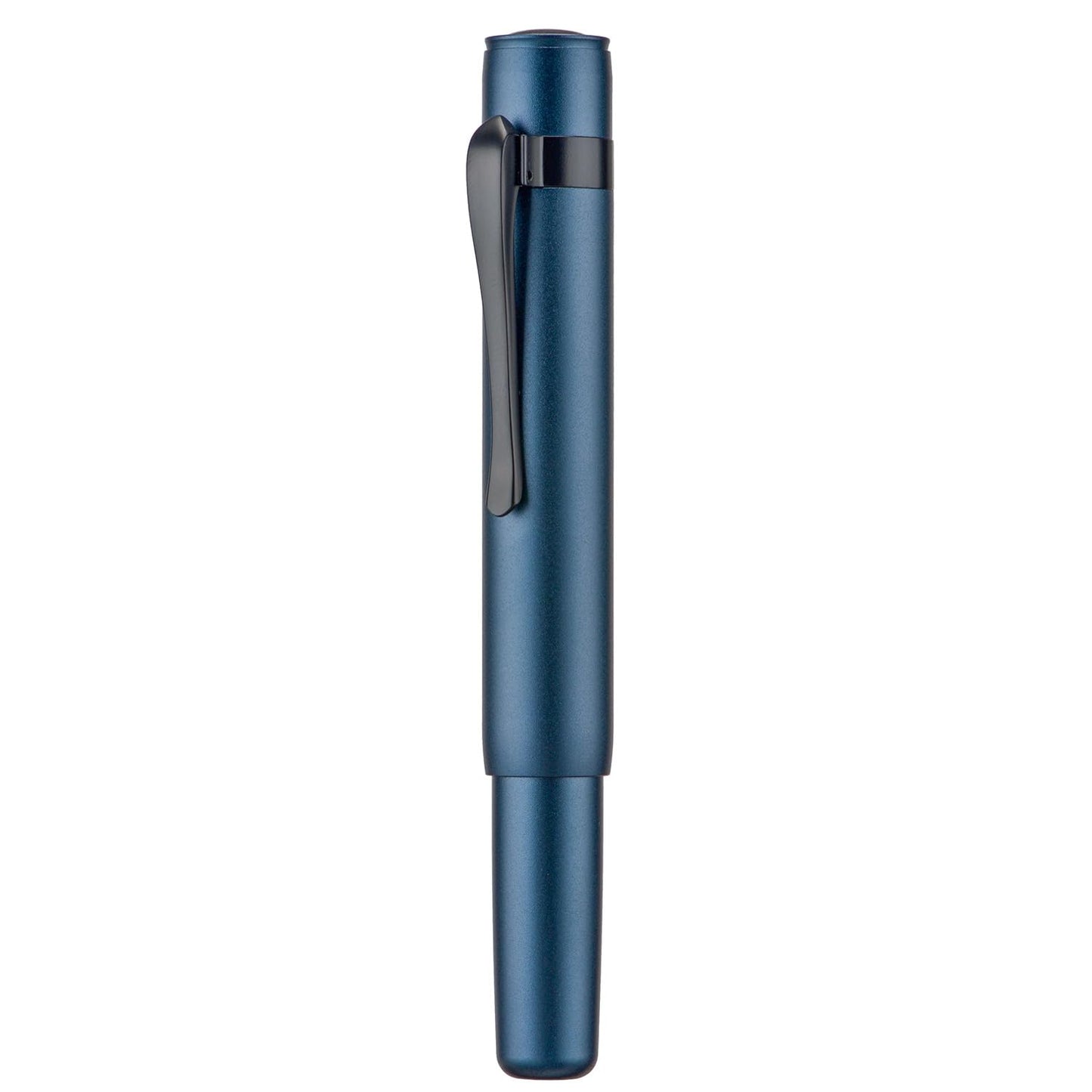 HONG DIAN M2 Black Forest Mini Fountain Pen, Fine Soft Nib & Sleek Shape Aluminium Short Pocket