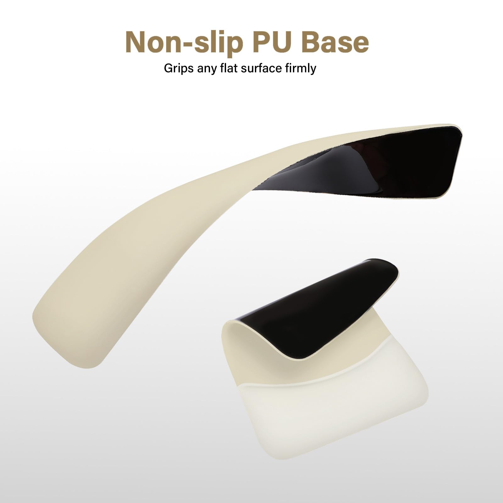 MOSISO Wrist Rest Support Mouse Pad & Keyboard Set, Khaki