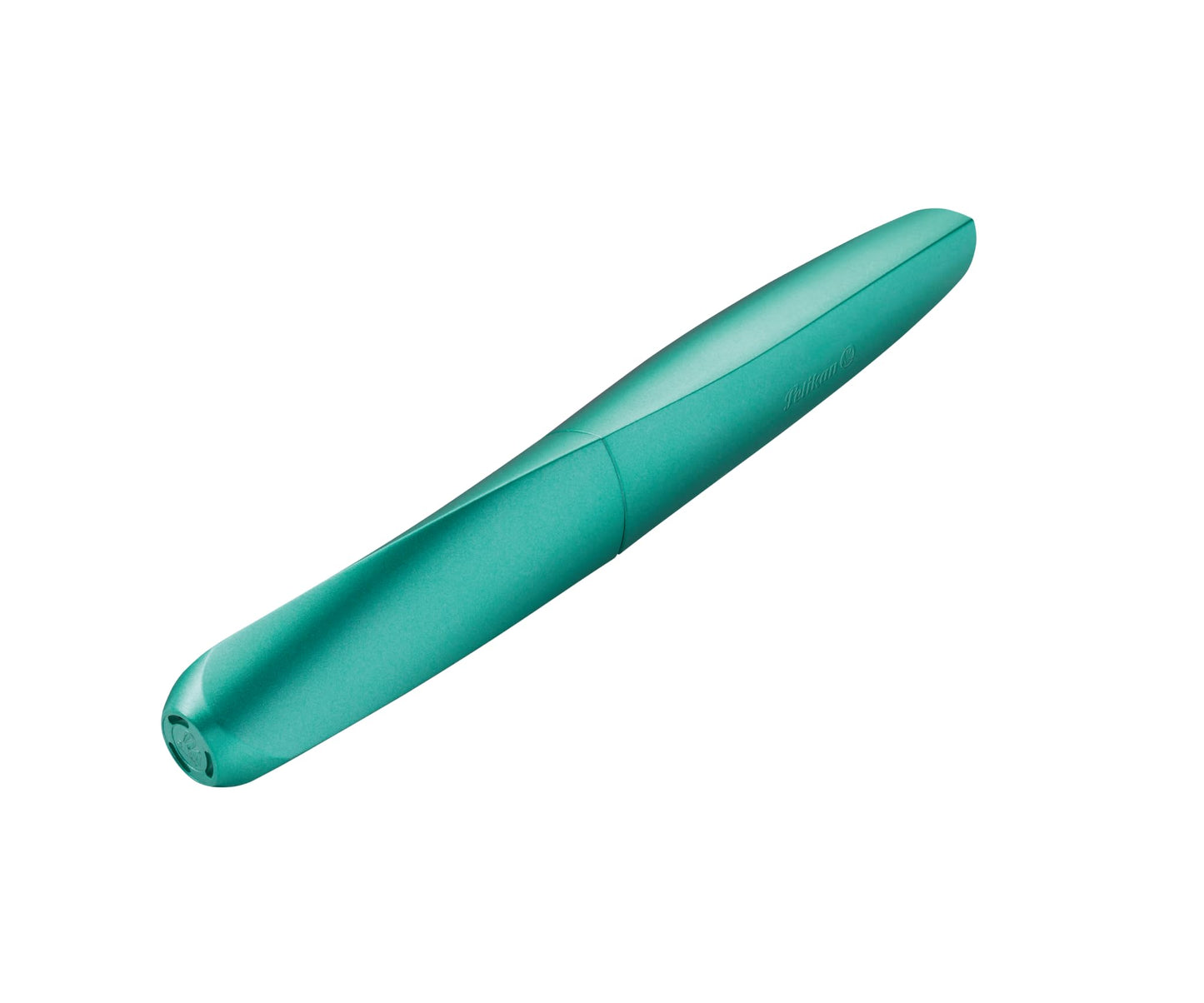 Pelikan Twist Fountain Pen with 1 Ink Cartridge, Medium Nib, Cold Alaska, Boxed (820165)