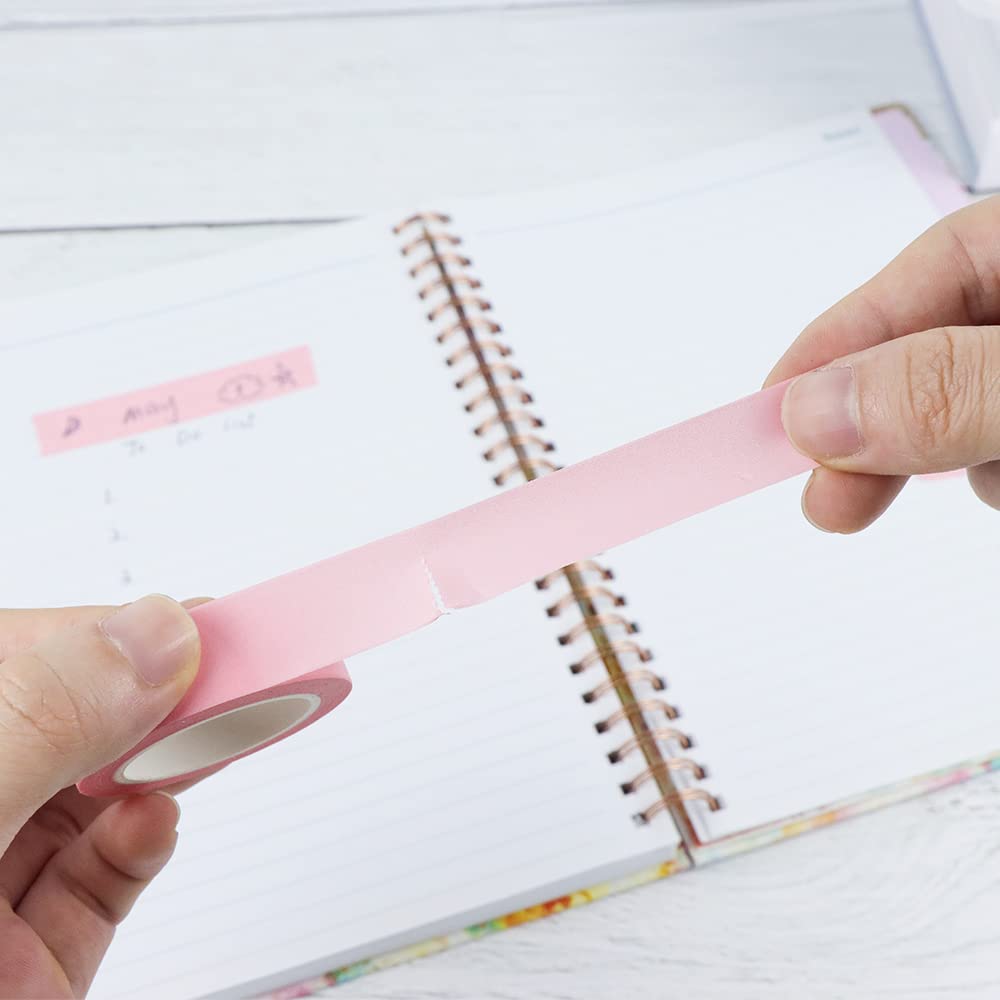 NatSumeBasics 2 Pastel Pink Washi Tapes Blush Pink Masking Tape