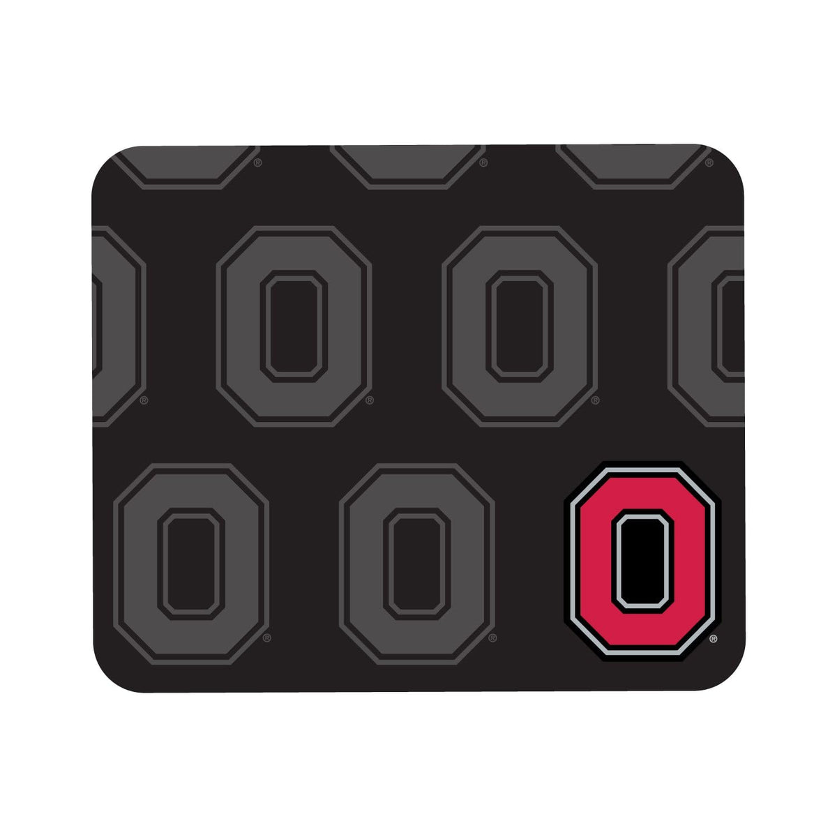 Mouse Pad, Fabric, Ohio State University Standard/Mascot Repeat