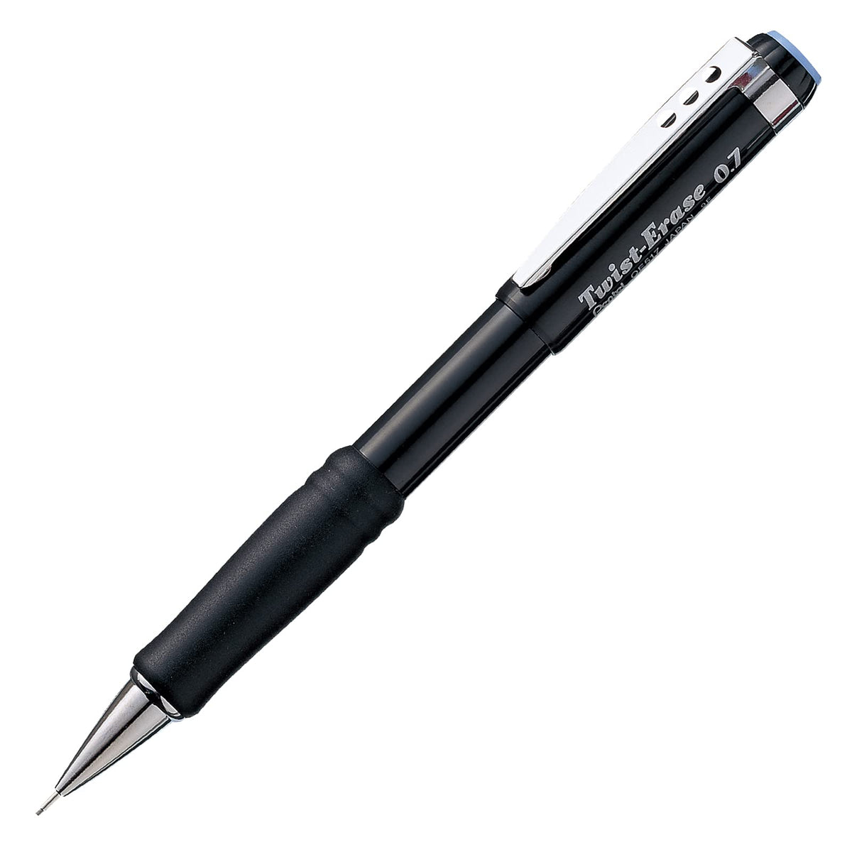 Pentel Twist-Erase III Mechanical Pencil, (0.7mm), Black Barrel, 12 Pack (QE517A)