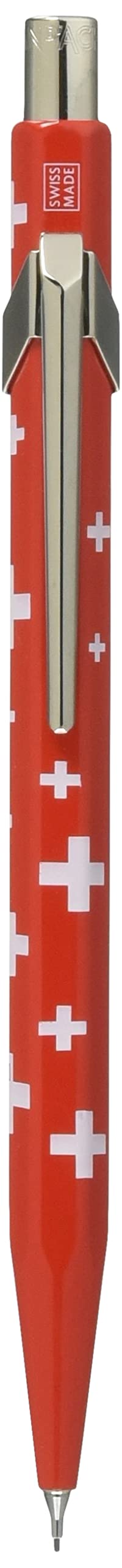 Caran dash Mechanical Pencil 849 0844-253 0.5 Swiss Flag 0.5mm Genuine Import
