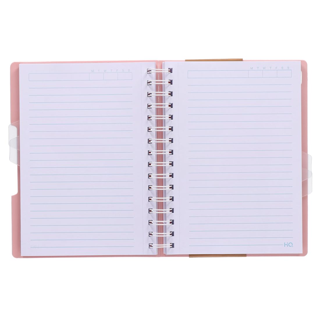 HQ Navneet Five Subject Spiral Wiro Bound Notebook |14.8cm x 21cm | Single Line | 300 Pages |
