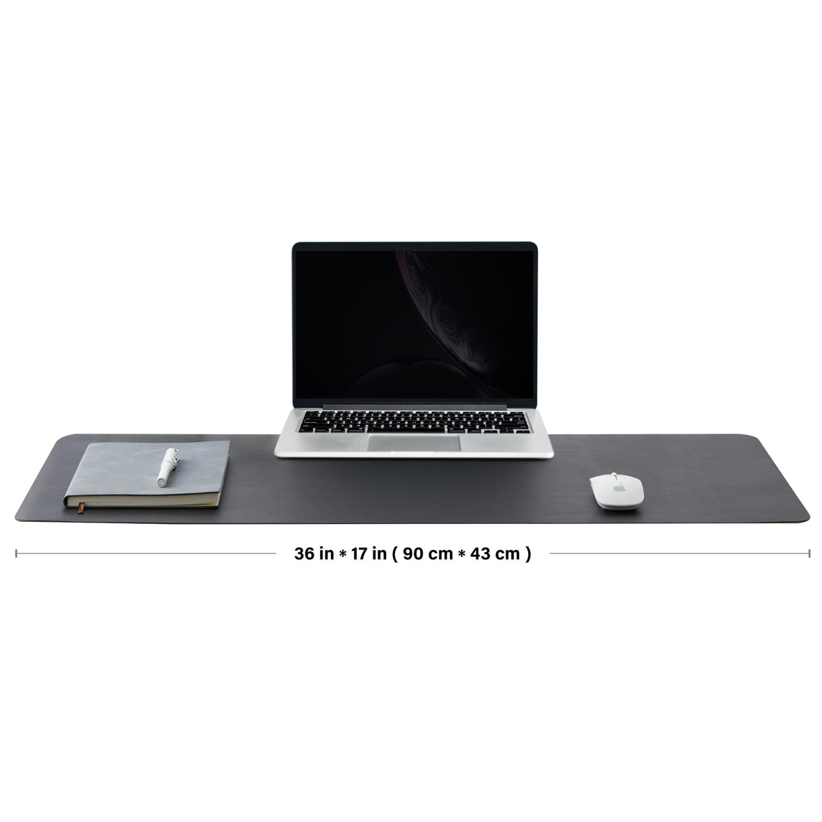 HOMIEAZICOZI Leather Desk Mat - Non-Slip PU Desk Pad for Office and Home - Desk Organization and
