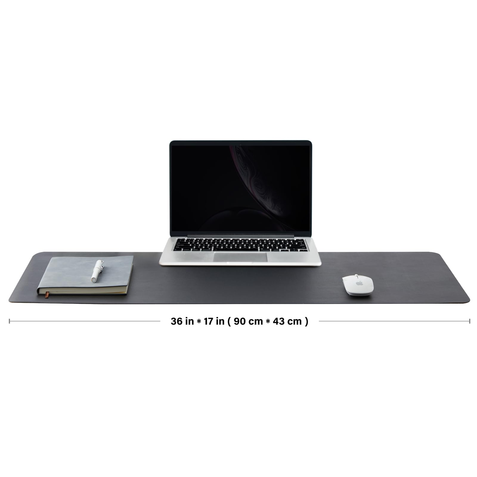 HOMIEAZICOZI Leather Desk Mat - Non-Slip PU Desk Pad for Office and Home - Desk Organization and