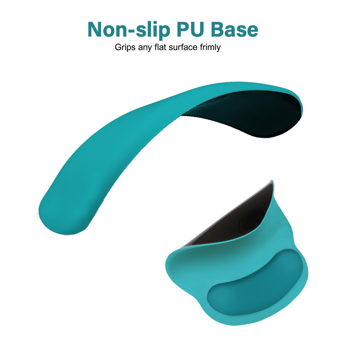 MOSISO Wrist Rest Support for Mouse Pad&Keyboard Set, Teal Green