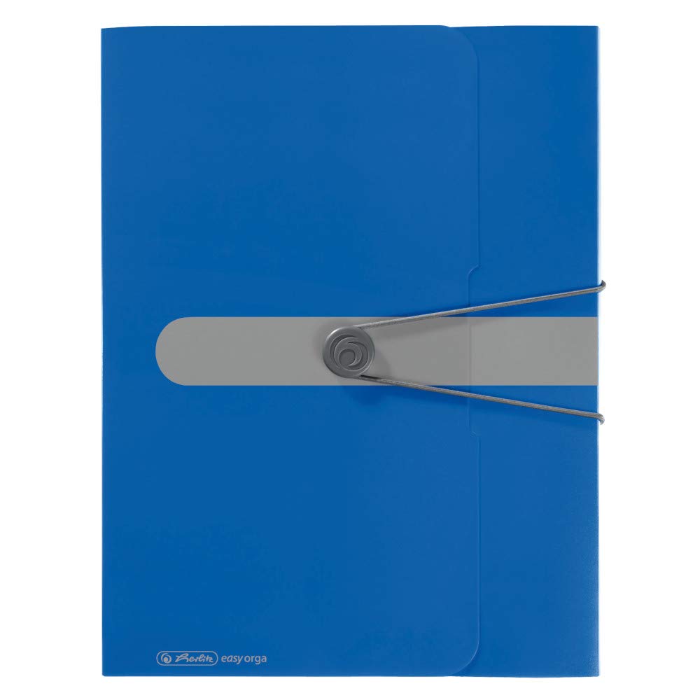 Herlitz Archive Box A4 Polypropylene with Spine Label Back Width 4 cm, 1 Piece, Design Print Opaque