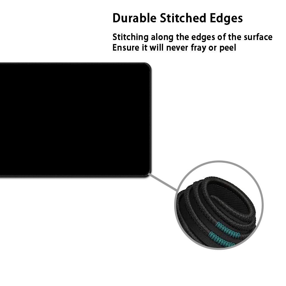 MIBITRI Keyboard Mouse Pad Set, Extended Gaming Mouse Pad+Ergonomics Keyboard Wrist Rest Support