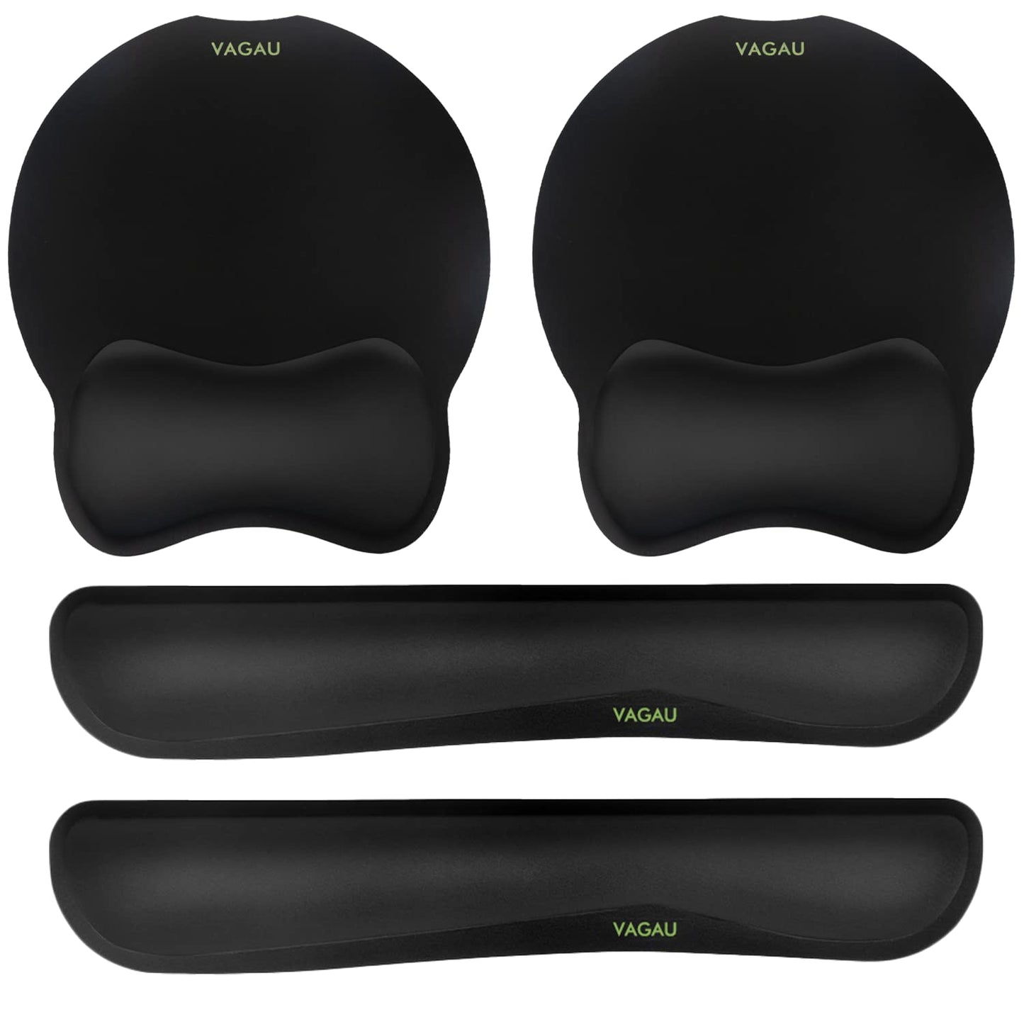 VAGAU Premium Keyboard Wrist Rest and Mouse Pad Wrist Support for 2 Pack