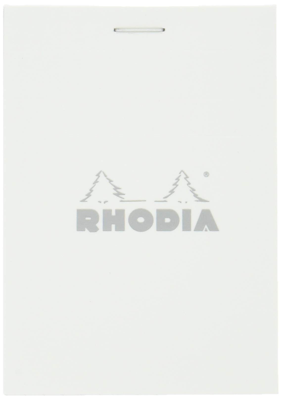 RHODIA cf11201 Notepad No. 11 (A7) 80 Sheets Set of 3, Square Ruled, Water Repellent Cover
