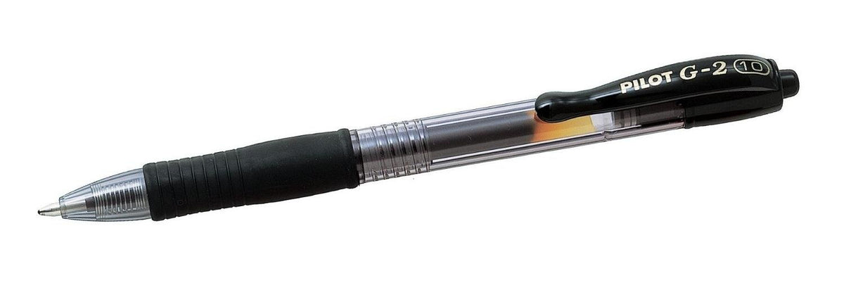 Pilot G210 Retractable Gel Rollerball 1.0 mm (Box of 12) - Black