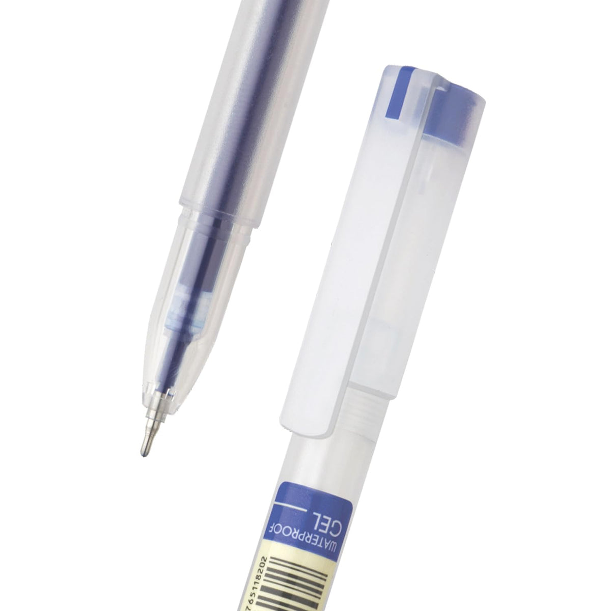 FLAIR Glass 0.6mm Gel Pen Stand | Transparent Glass Design With Soft Rubber Grip | Waterproof