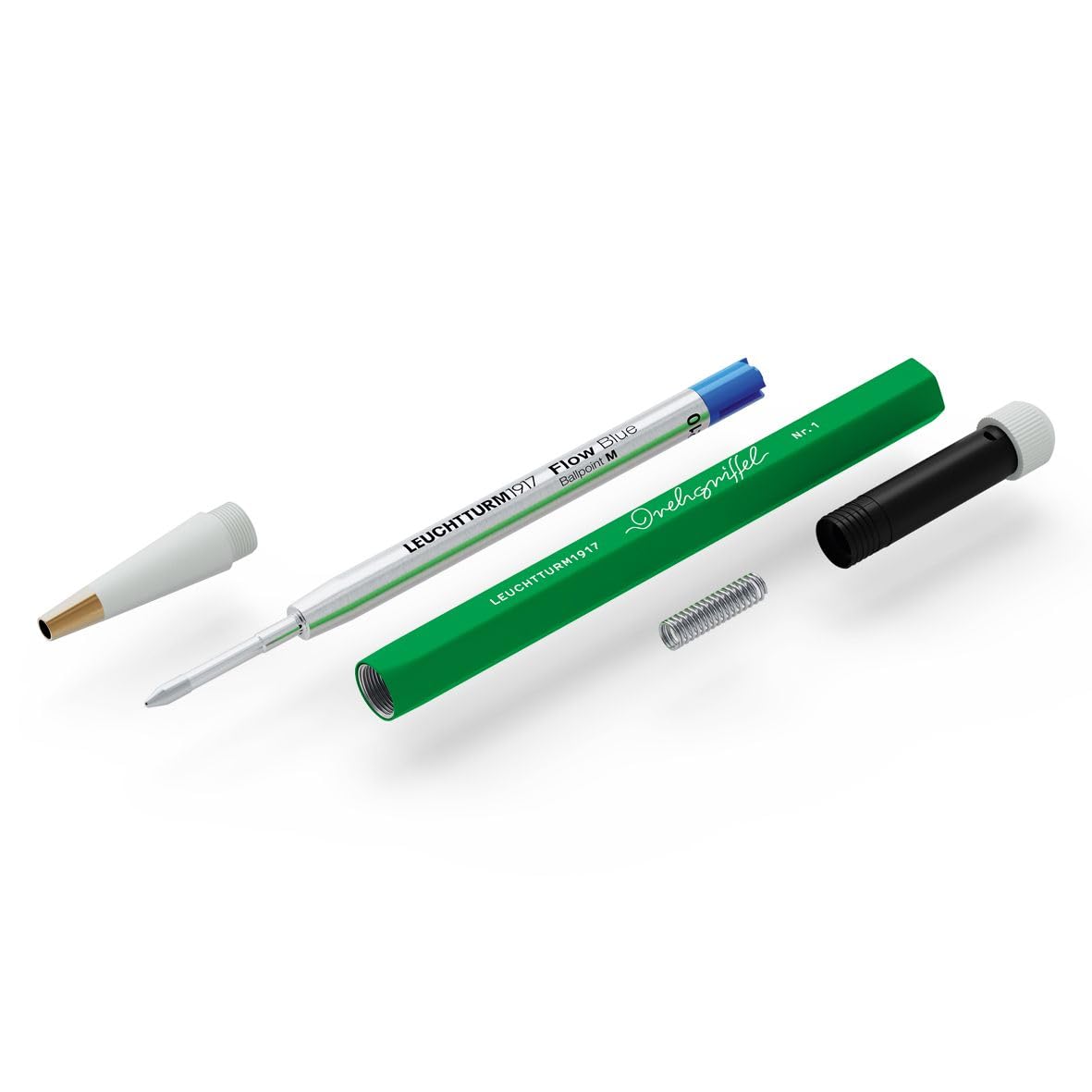 LEUCHTTURM1917 - Drehgriffel Writing Pen (Indigo) - Gel Pen with Black Ink Included