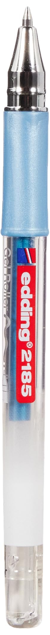 edding 2185 gelroller - wit, goud, zilver, blauw, groen, roze, violet - set van 7 - 0,7 mm