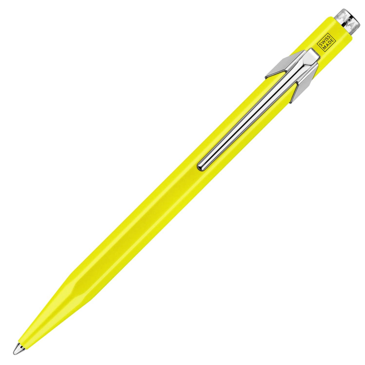 Caran D'ache 849 Pop Line Fluo Yellow Ballpoint with Metal Box (849.970)