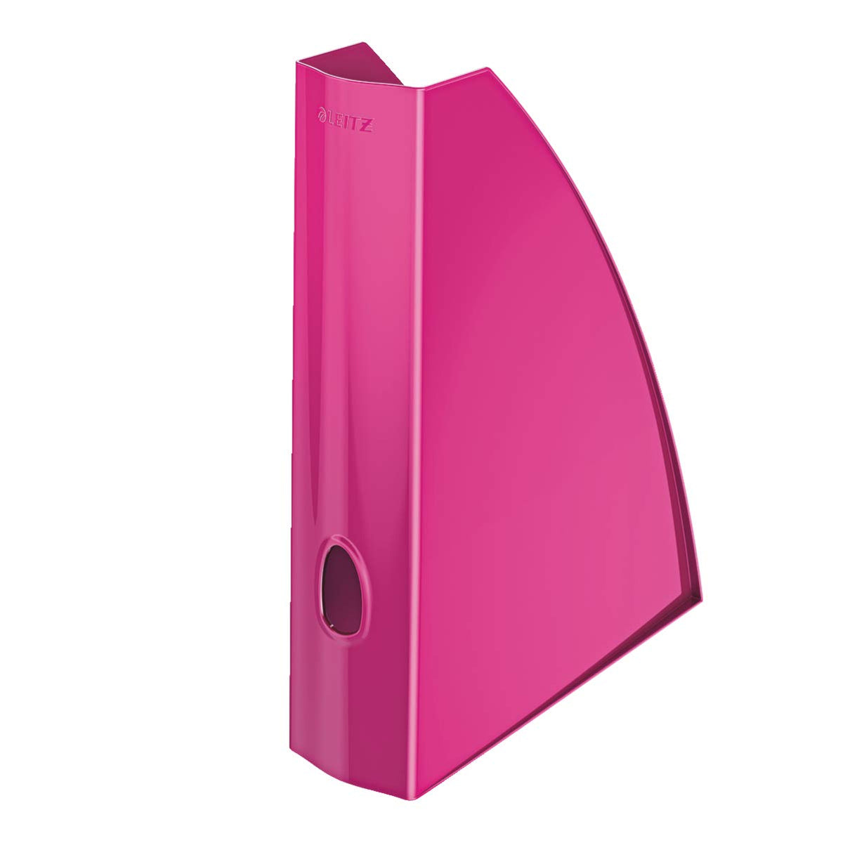 Leitz TS-120555 Wow A4 Duo Colour Magazine File, 73mm x 318mm x 272mm, Pink