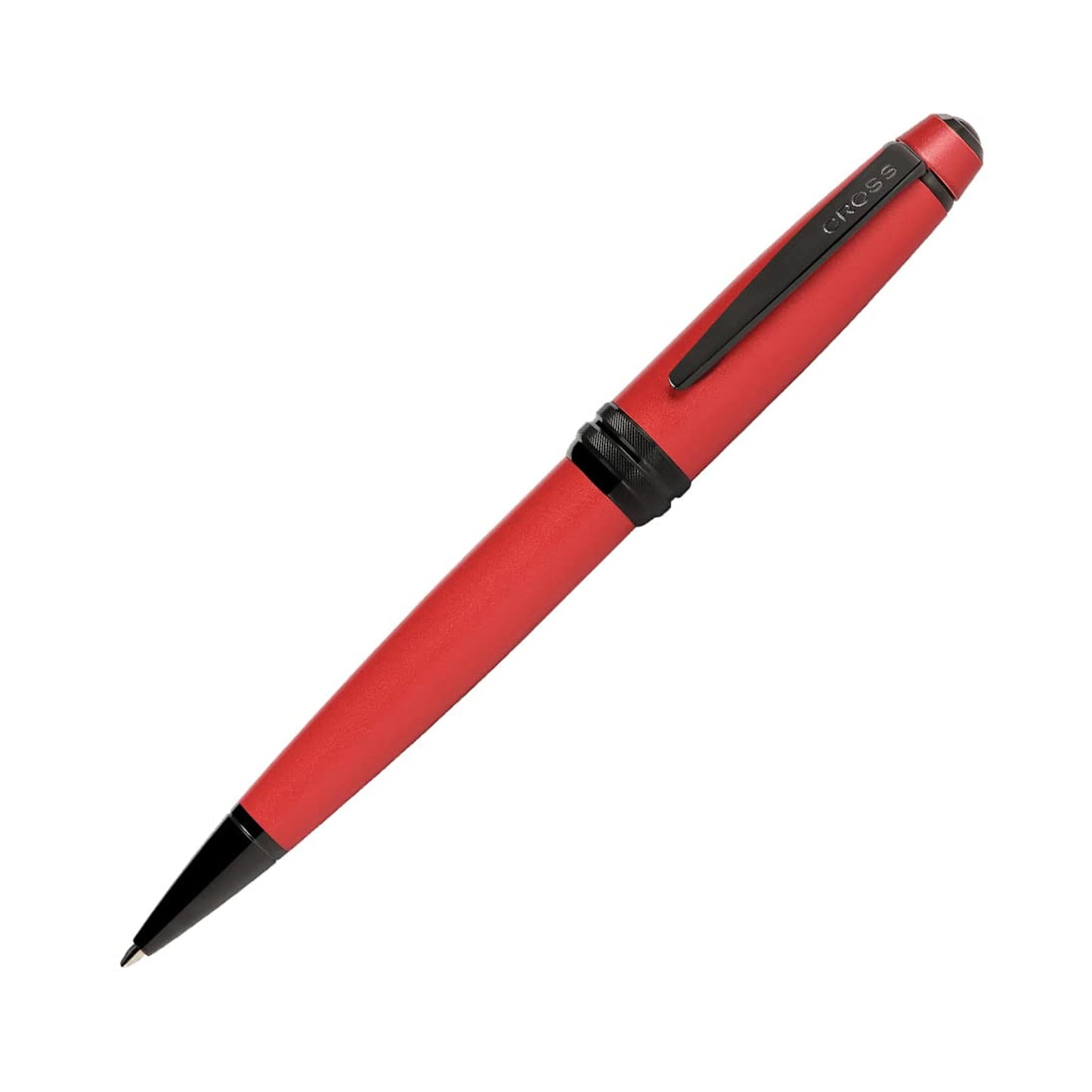 Cross Bailey Matte Red Lacquer Ballpoint Pen, Medium Point, Black Ink