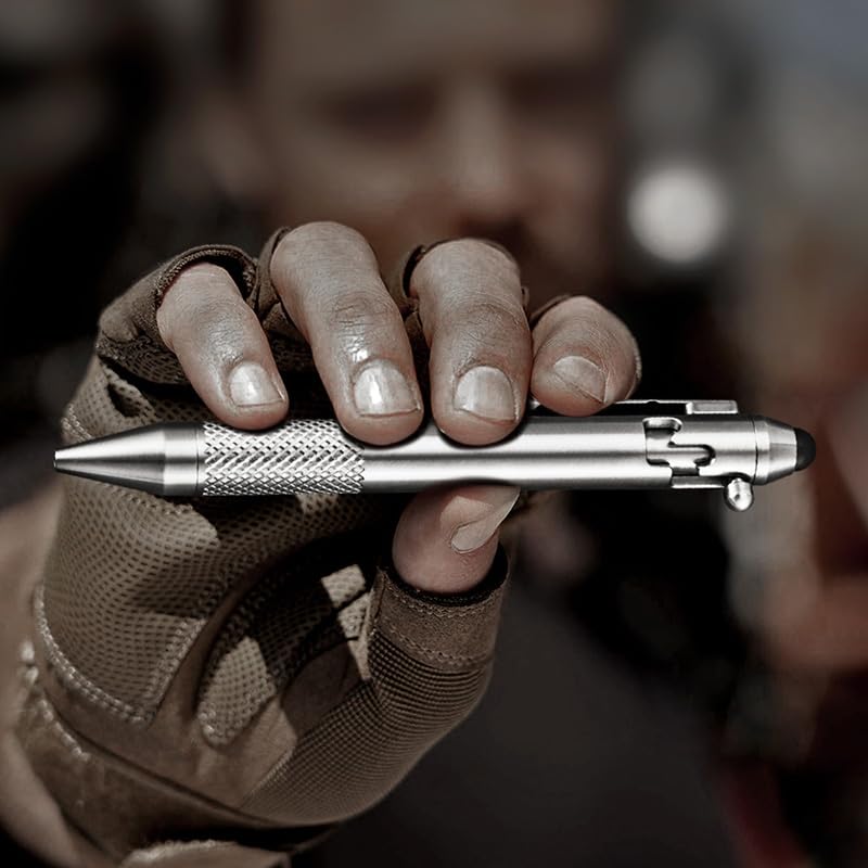 Cool Hand 4.9'' Titanium Bolt Action Pen Stylus for Touch Screen