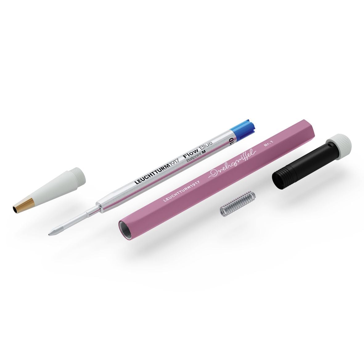 LEUCHTTURM1917 - Drehgriffel Writing Pen (Pumpkin) - Gel Pen with Black Ink Included
