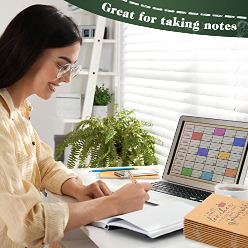 Kosiz 240 Pcs Teacher Appreciation Gifts Bulk Thanks Kraft Notebooks & Pens