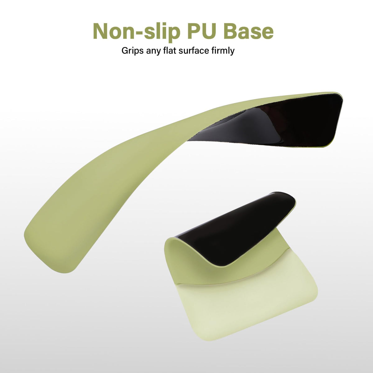 MOSISO Wrist Rest Support Mouse Pad & Keyboard Set, Olive Green