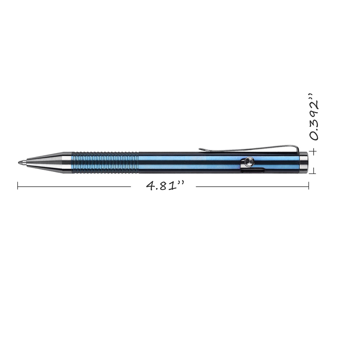 SMOOTHERPRO Titanium Bolt Action Pen Compatible with Parker Refill