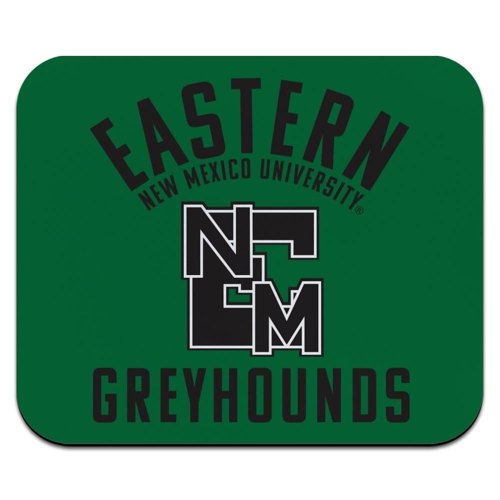 Eastern New Mexico University Greyhounds Logo Low Profile Thin Mouse Pad