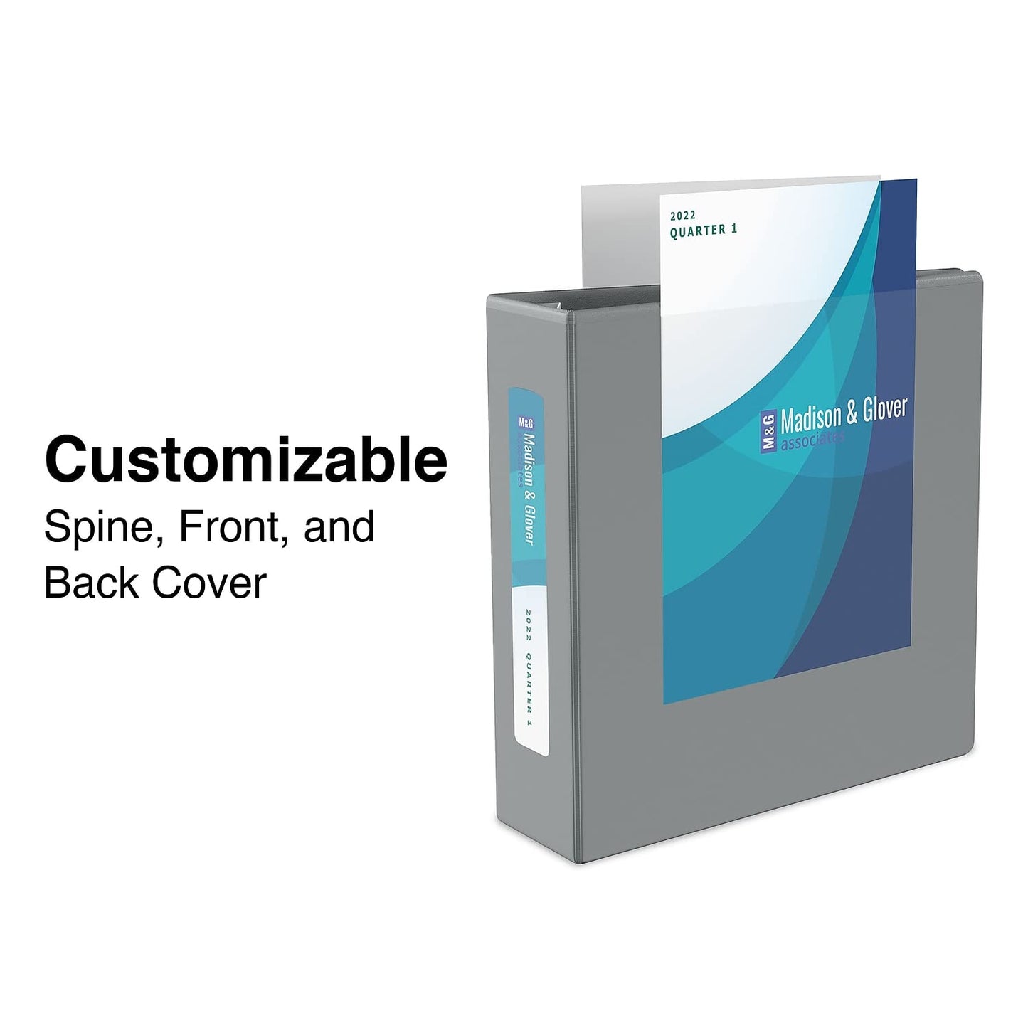 Staples Heavy-Duty 2-Inch D-Ring View Binder, Gray, 450 Sheets