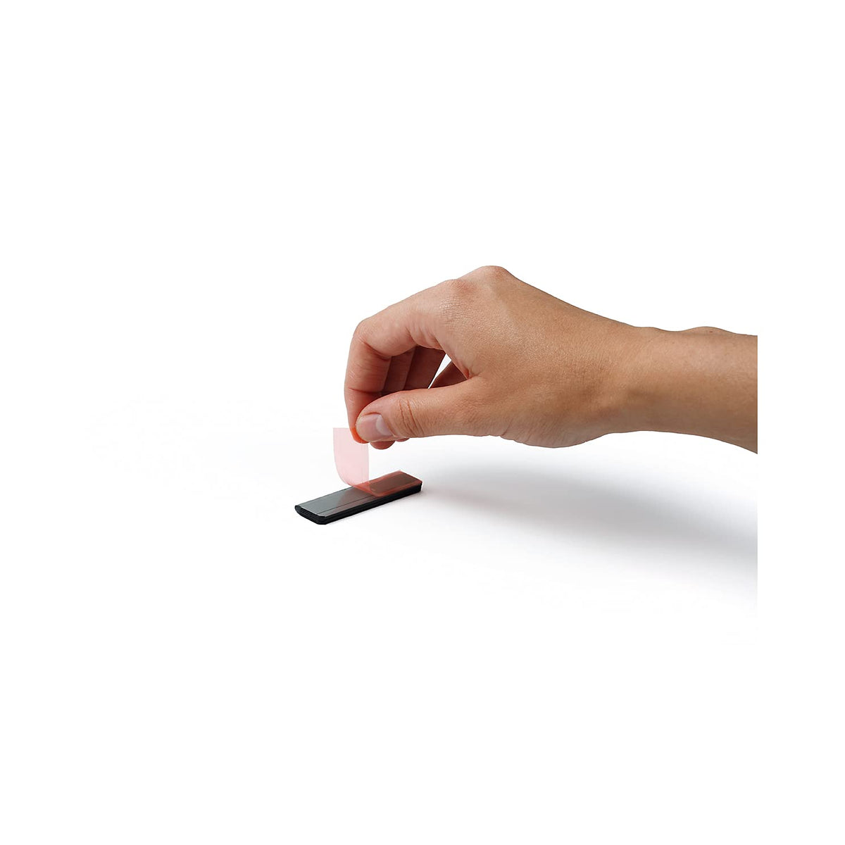 Durable DURAFIX Magnetic Clip 60 mm Silver | with Self-Adhesive Backing for Attachment to Any
