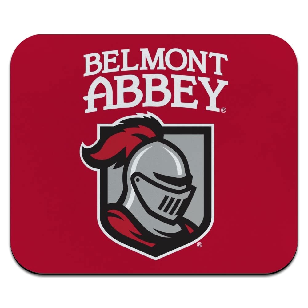 Belmont Abbey College Primary Logo Low Profile Thin Mouse Pad Mousepad