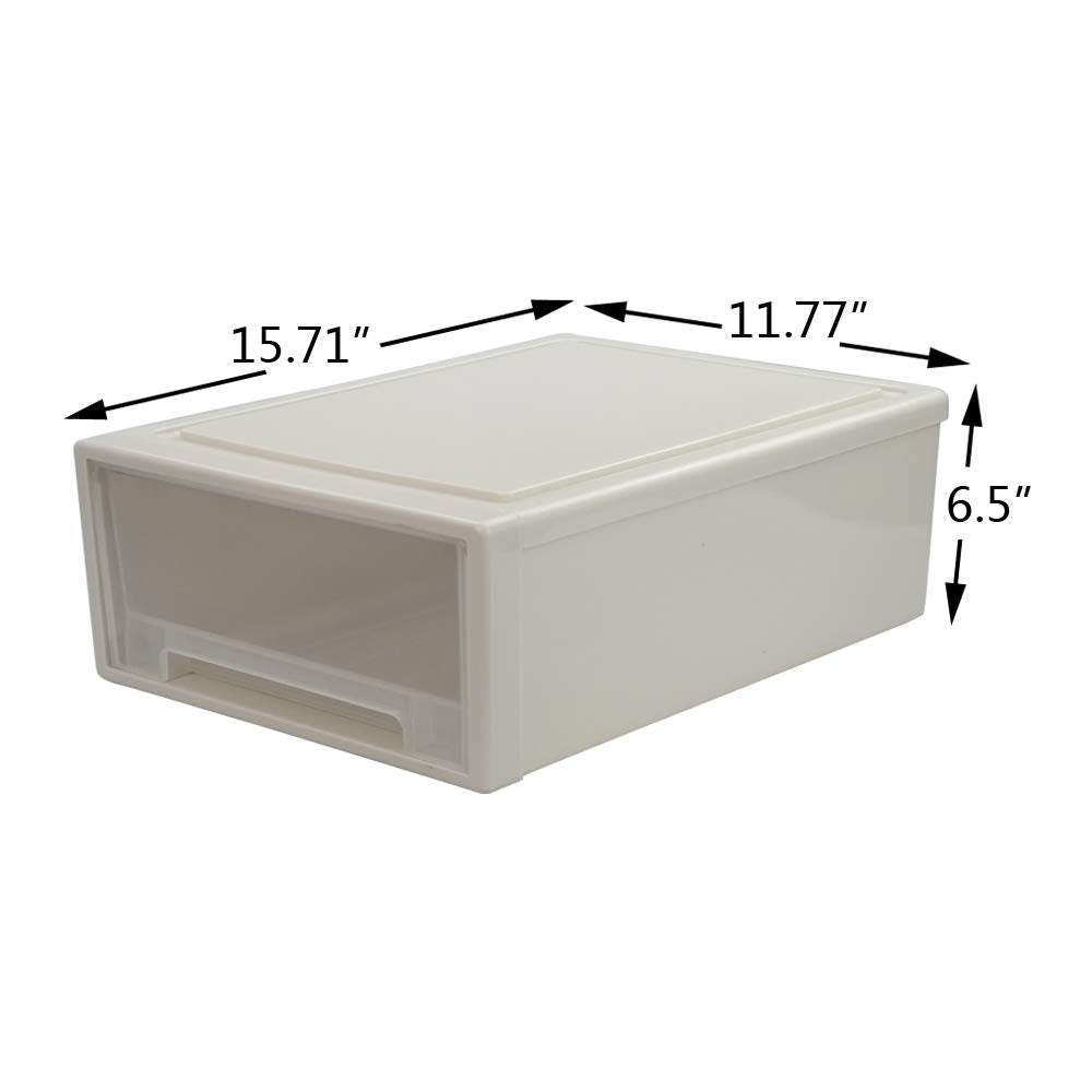 Easymanie 17.8 Quart Stacking Drawer, 1 Pack