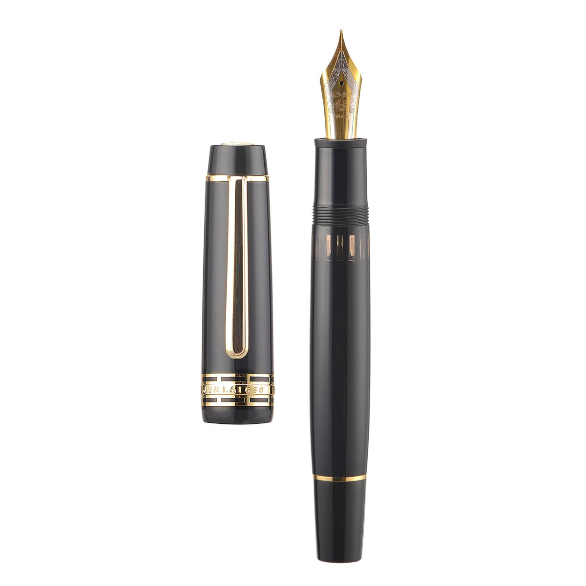 Wikult Yongsheng Junlai 630 Acrylic Fountain Pen, Size 8 Medium Nib with Piston Filling System