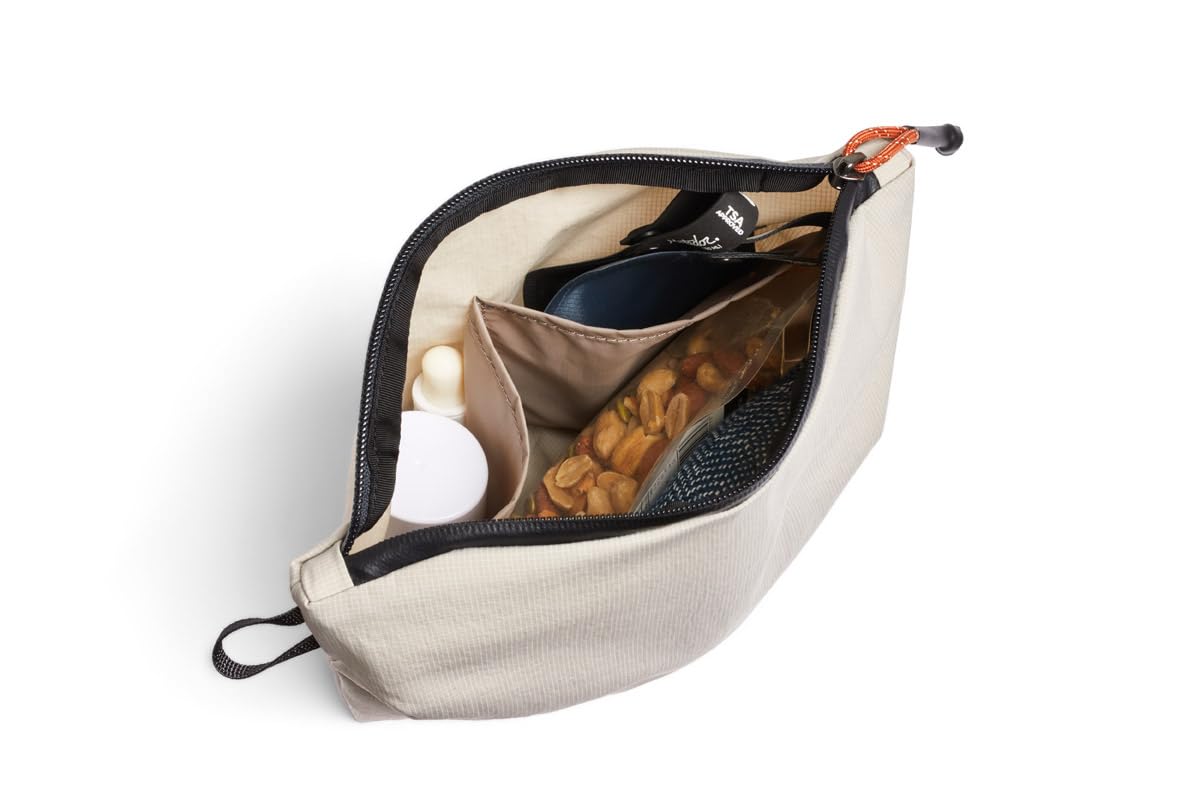 Bellroy Lite Pouch Duo, Lightweight Pencil Case - Ash