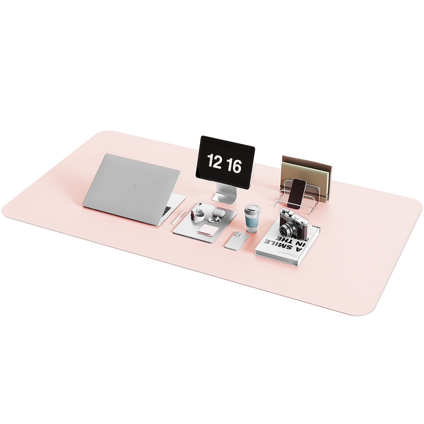 YSAGi Non-Slip Leather Desk Pad XL Size, Waterproof Laptop Computer Desk Keyboard Mat, Table