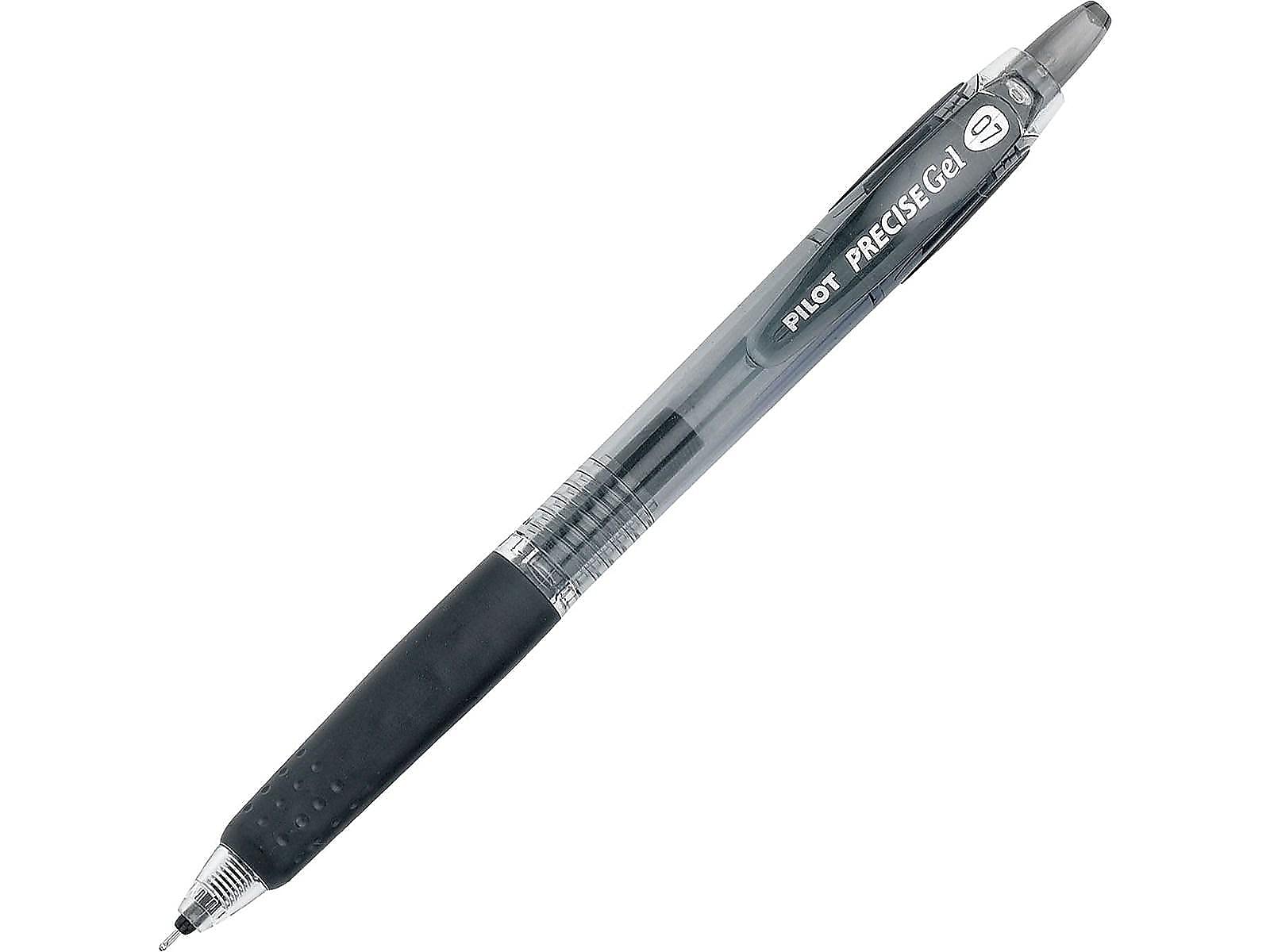 PILOT Precise Gel BeGreen Refillable & Retractable Rolling Ball Pens, Fine Point, Black Ink