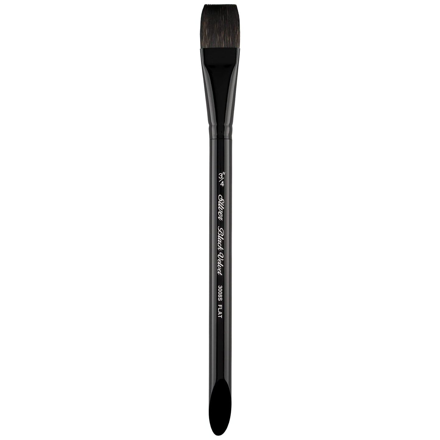Silver Brush Limited Black Velvet Square Wash Brush, Size 3/4 in
