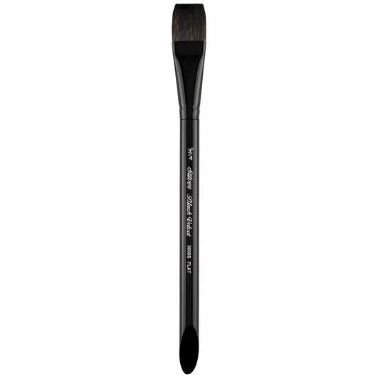 Silver Brush Limited Black Velvet Square Wash Brush, Size 3/4 in