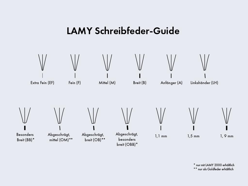 LAMY Z 50 Fine Nib Set - Steel