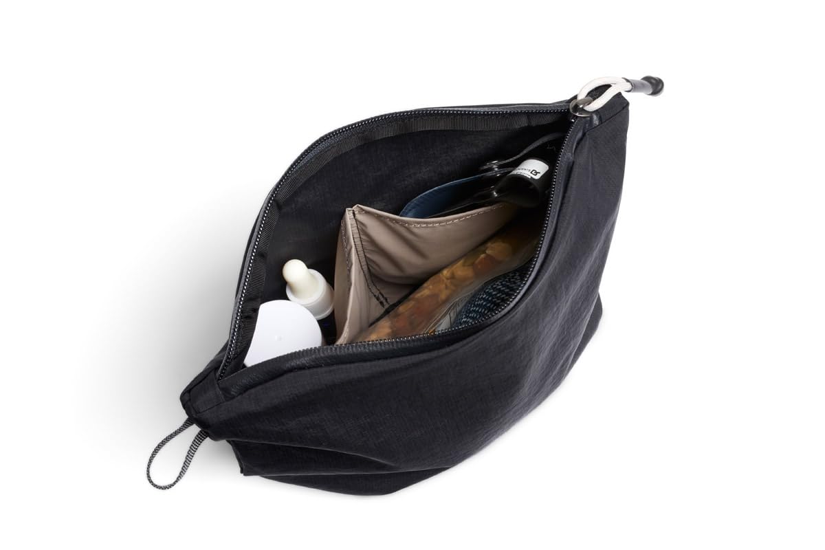 Bellroy Lite Pouch Duo, Lightweight Pencil Case - Black