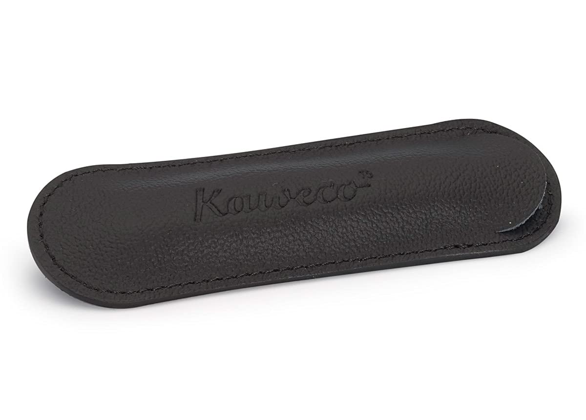 Kaweco Eco Leather 1 Pen Pouch SPORT Black I Pen Case Suitable for The Sport Series I Writing Case