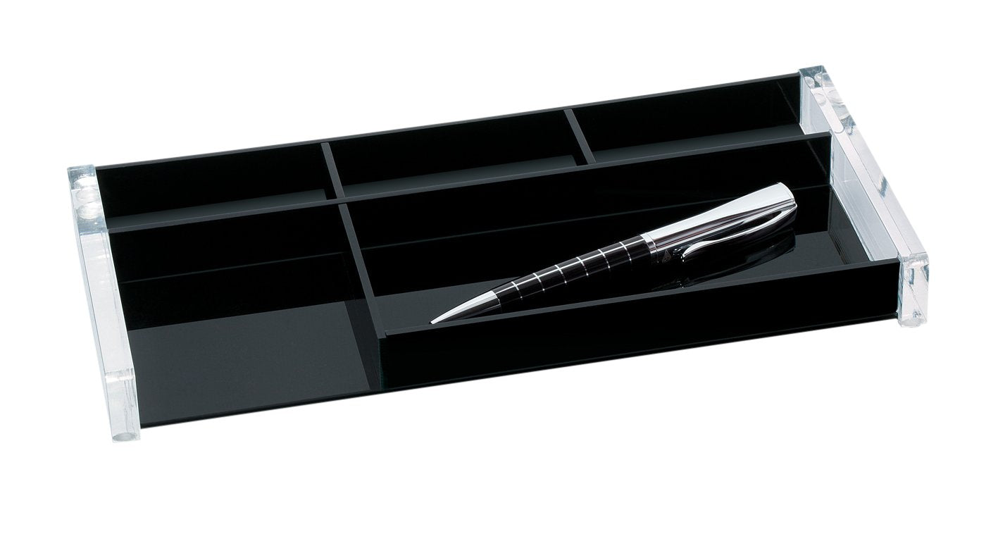 Wedo Acryl Exclusiv 601601 Pen Tray Transparent/Black