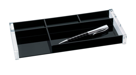 Wedo Acryl Exclusiv 601601 Pen Tray Transparent/Black